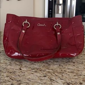 Coach patent bag